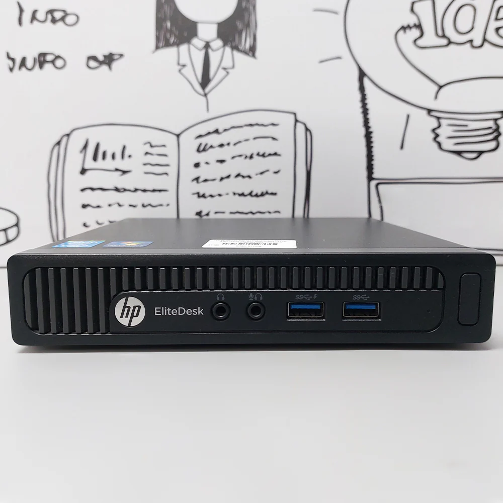 HP EliteDesk 800 G1 DM Desktop Mini PC (Intel Core i5-4590T - 8GB DDR3 - No Hard - Intel HD Graphics) Original Used - Image 2