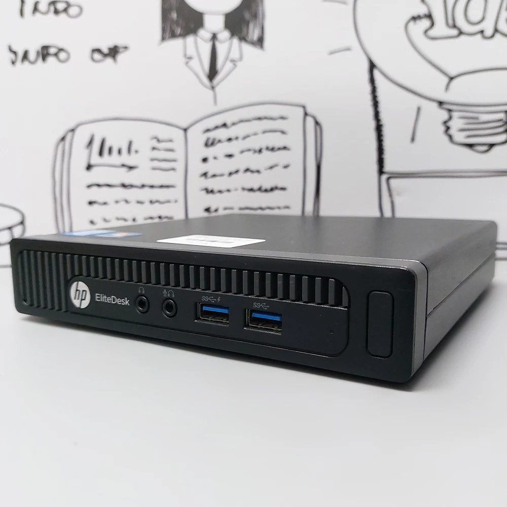HP EliteDesk 800 G1 DM Desktop Mini PC (Intel Core i5-4590T - 8GB DDR3 - No Hard - Intel HD Graphics) Original Used - Image 3