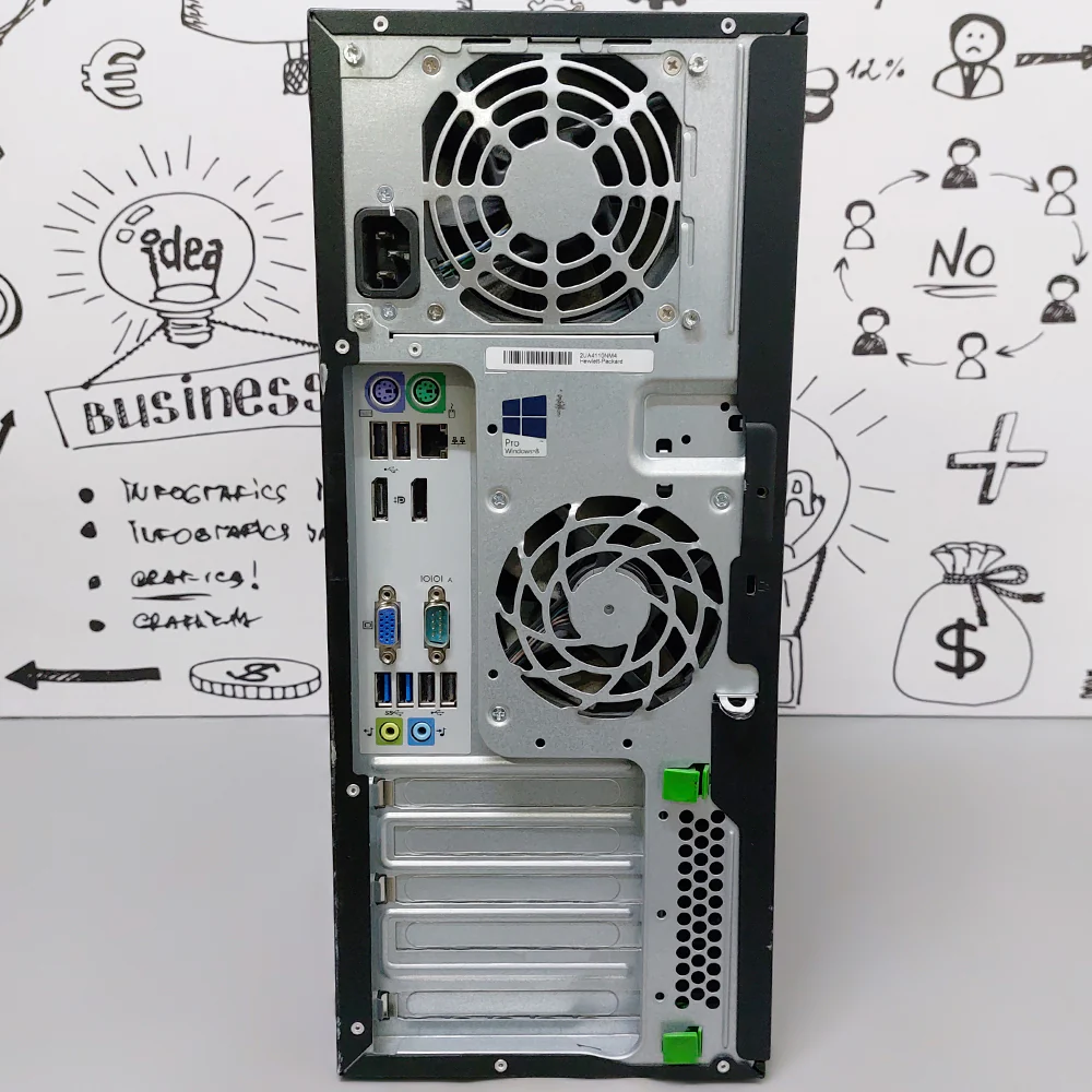 HP EliteDesk 800 G1 Tower PC (Intel Core i5-4570 - 4GB DDR3 - No Hard - Intel HD Graphics) Original Used - Image 6