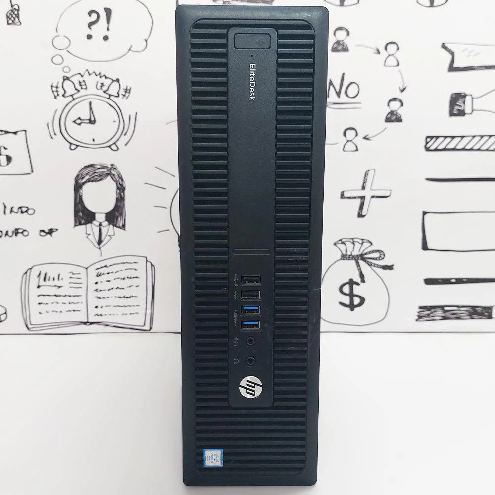 HP EliteDesk 800 G2 SFF Desktop PC (Intel Core i5-6500T - 8GB DDR4 - No Hard - Intel HD Graphics) Original Used - Image 2