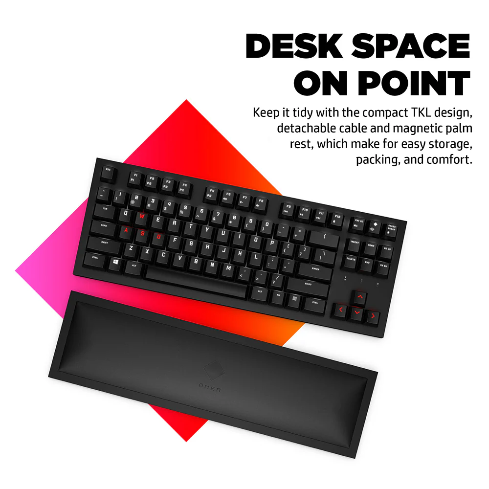 HP OMEN Spacer Cherry MX Brown Switch TKL Wireless Gaming Keyboard English - Image 10