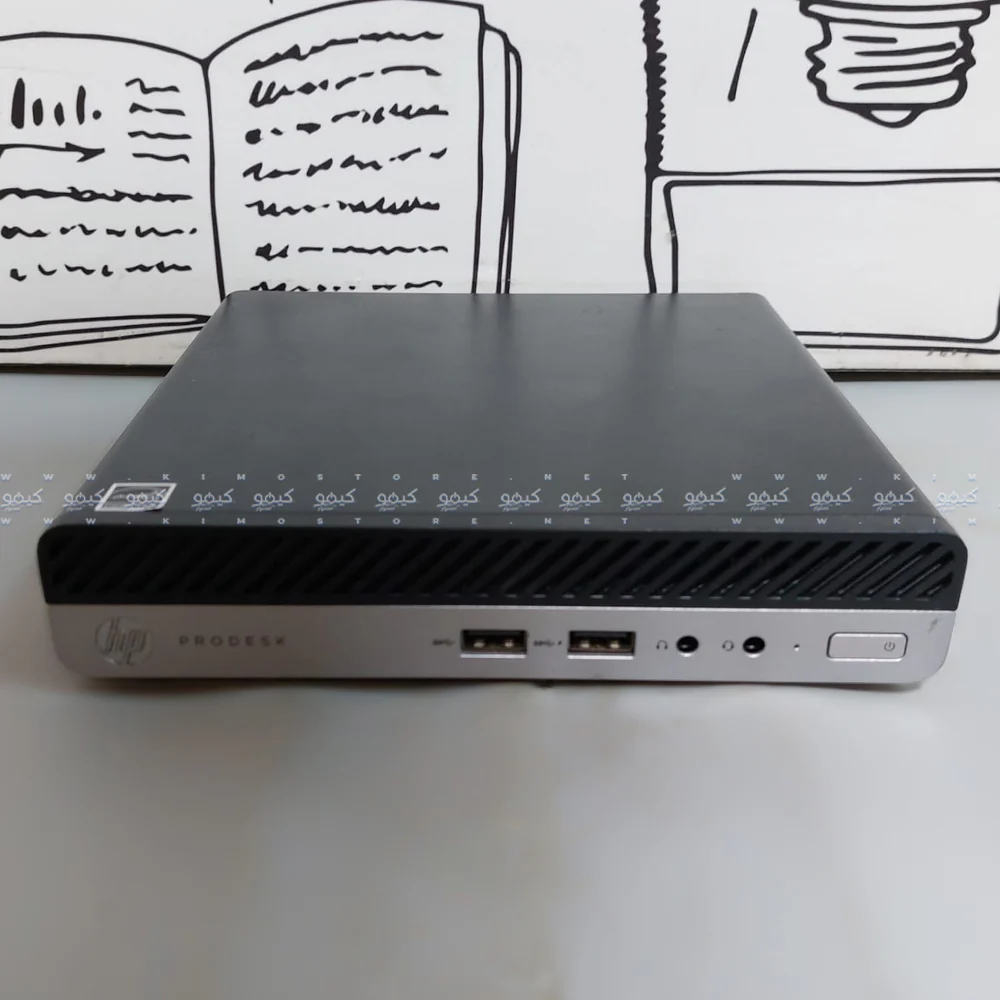 HP ProDesk 405 G4 35W DM Desktop Mini PC (AMD Ryzen 3 PRO 2200GE - 8GB DDR4 - No Hard - AMD Radeon Vega 8) Original Used - Image 2