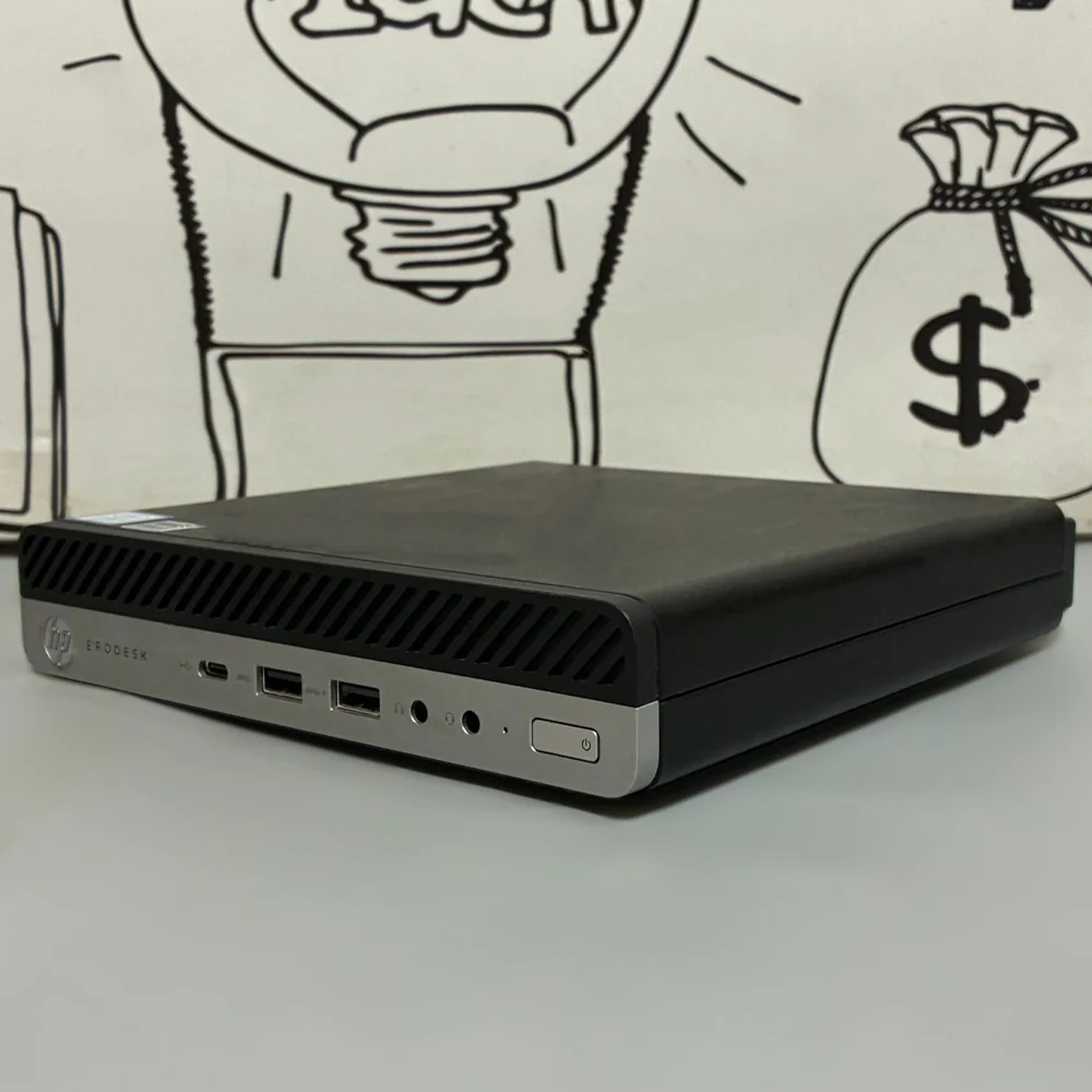 HP ProDesk 600 G4 DM (TAA) Desktop Mini PC (Intel Core i5-8500T - 8GB DDR4 - No Hard - Intel UHD Graphics) Original Used - Image 2