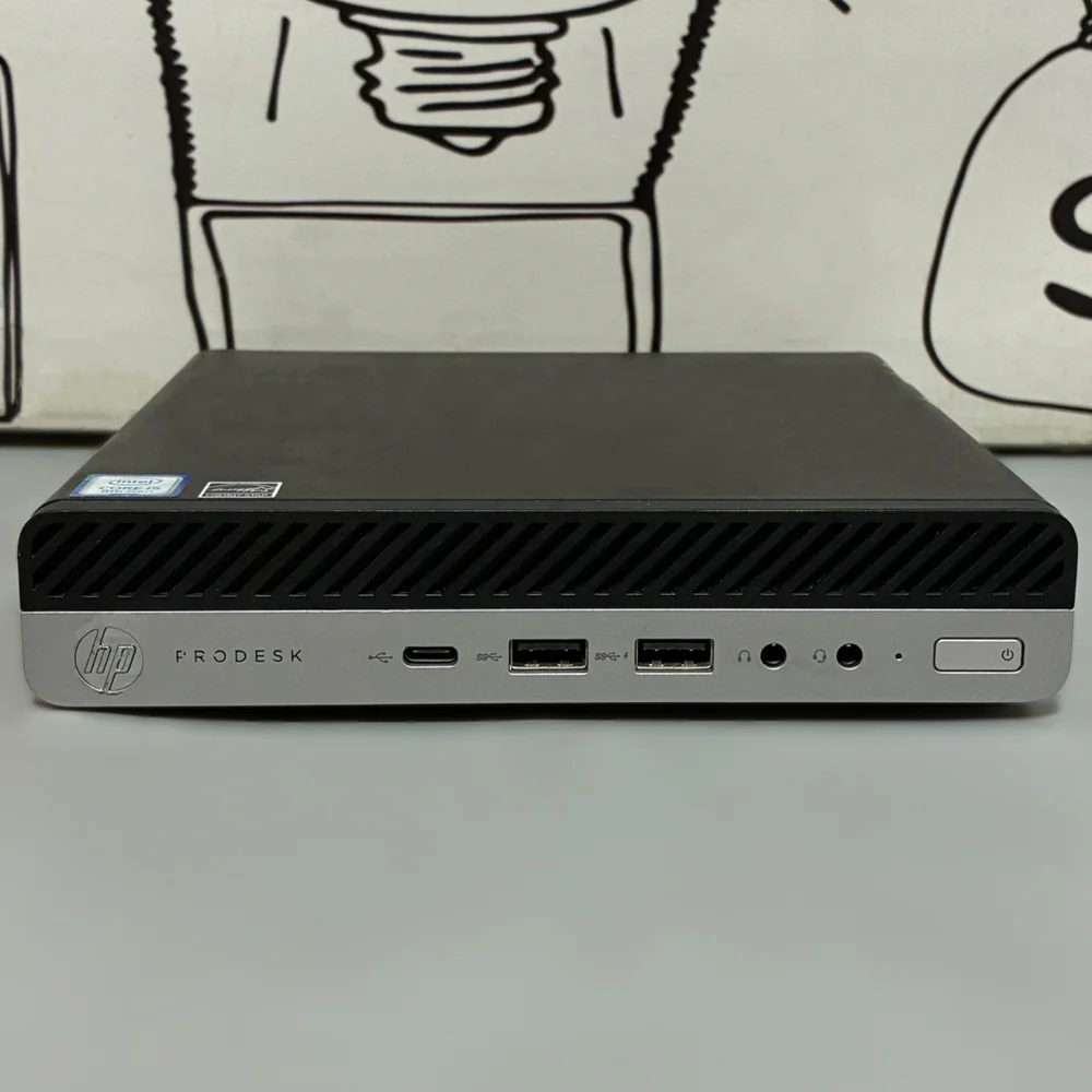 HP ProDesk 600 G4 DM (TAA) Desktop Mini PC (Intel Core i5-8500T - 8GB DDR4 - No Hard - Intel UHD Graphics) Original Used - Image 3