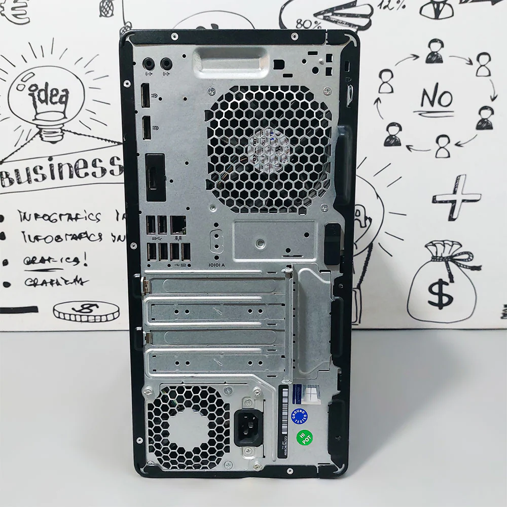 HP ProDesk 600 G4 MT Tower PC (Intel Core i5-8400 - 8GB DDR4 - No Hard - Intel UHD Graphics) Original Used - Image 4