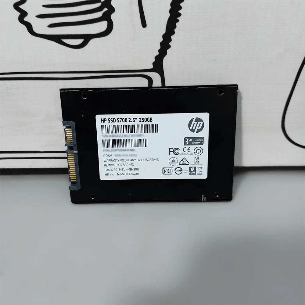 HP S700 250GB SATA 2.5 Inch Internal SSD (Original Used) - Image 3