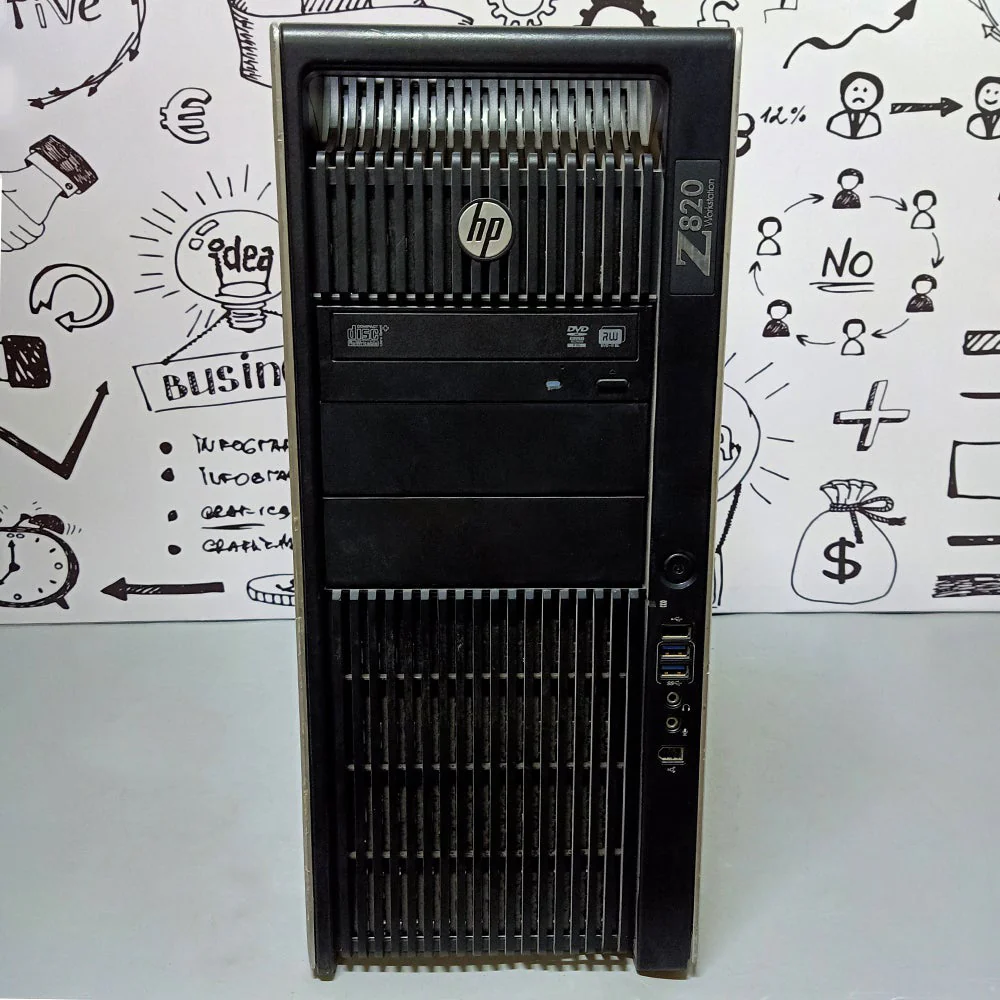 HP Z820 Tower Workstation (2x CPU Intel Xeon E5-2640 - 8GB DDR3 - No Hard - No Graphics Card) Original Used - Image 3