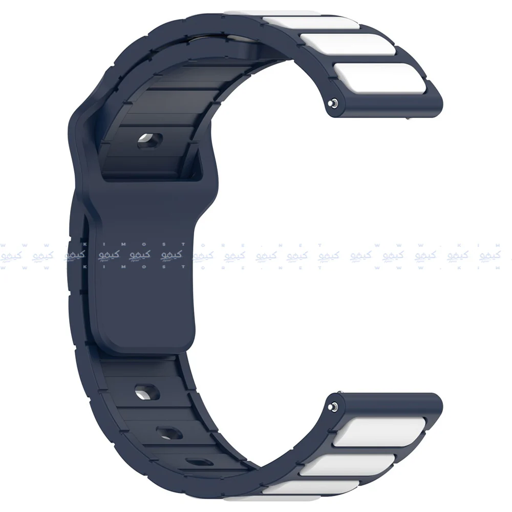 HQ Silicone Buckle 2.2mm Pin Silicone Watch Strap (22mm) - Image 5