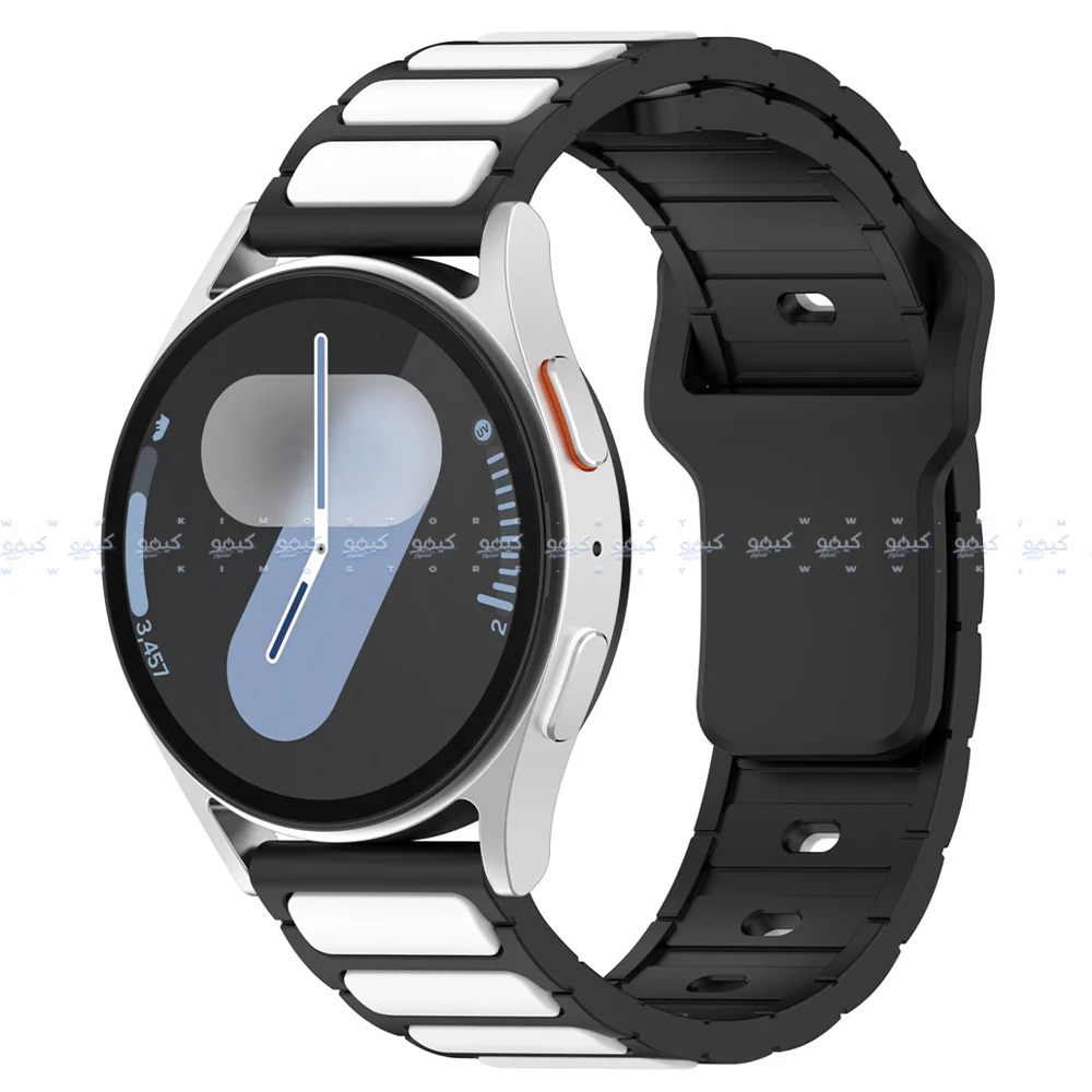 HQ Silicone Buckle 2.2mm Pin Silicone Watch Strap (22mm) - Image 9