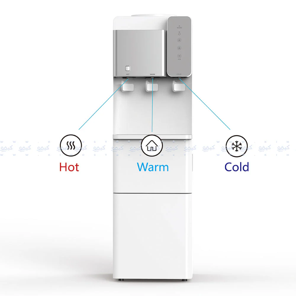 IDO Water Dispenser With Ice Maker WDIM500-WHSV - Silver - Image 3