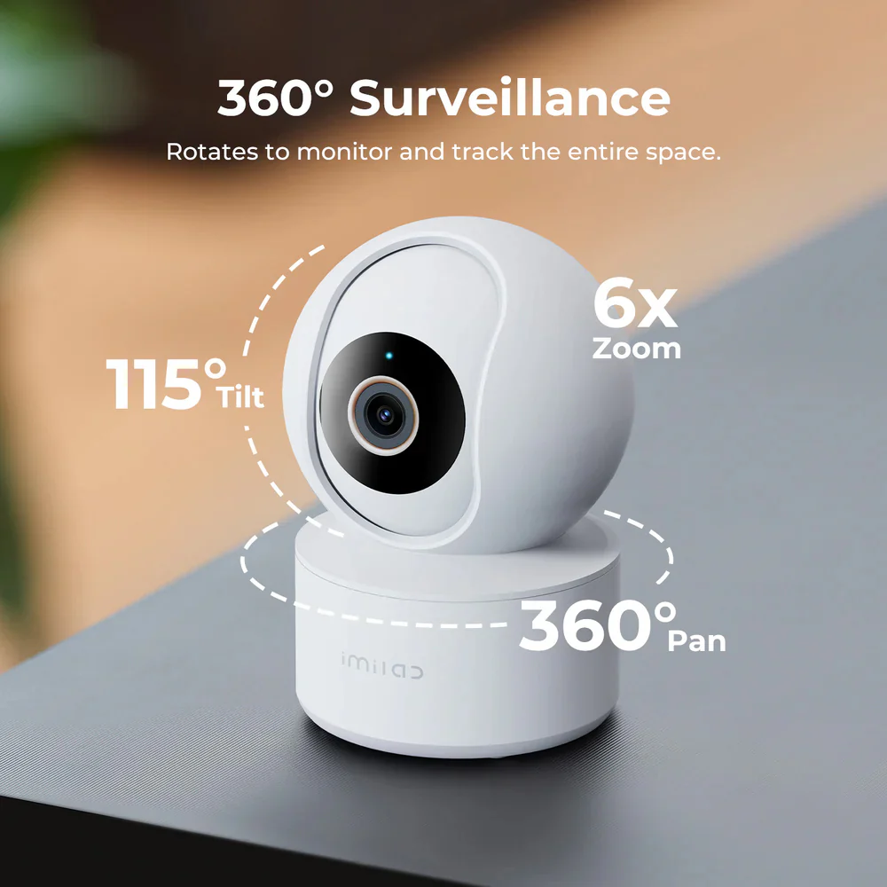Xiaomi IMILAB C22 Wi-Fi Pan & Tilt AI Indoor Security Camera 3K 5MP (Mic) - Image 10
