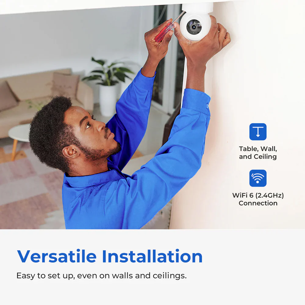 Xiaomi IMILAB C22 Wi-Fi Pan & Tilt AI Indoor Security Camera 3K 5MP (Mic) - Image 6