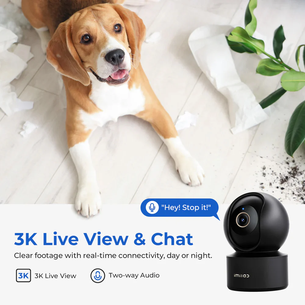 Xiaomi IMILAB C22 Wi-Fi Pan & Tilt AI Indoor Security Camera 3K 5MP (Mic) - Image 8