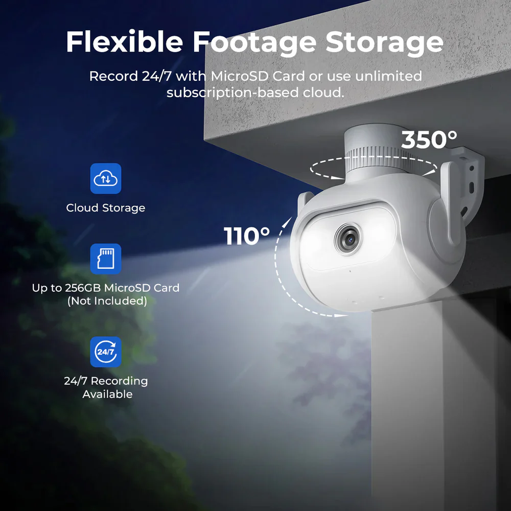Xiaomi IMILAB EC5 Wi-Fi 360° Pan & Tilt AI Outdoor Security Camera 2K 3MP (Mic) (Full Color) - Image 10