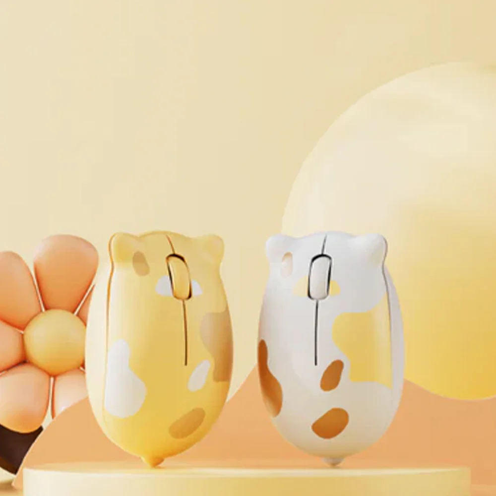 Inphic YC-KALO Rechargeable Bluetooth Wireless Mouse 2400Dpi - Yellow - Image 2