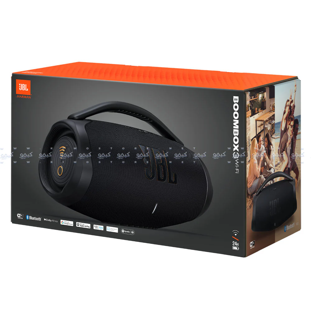 JBL Boombox 3 Wi-Fi Portable Bluetooth Speaker - Black - Image 10