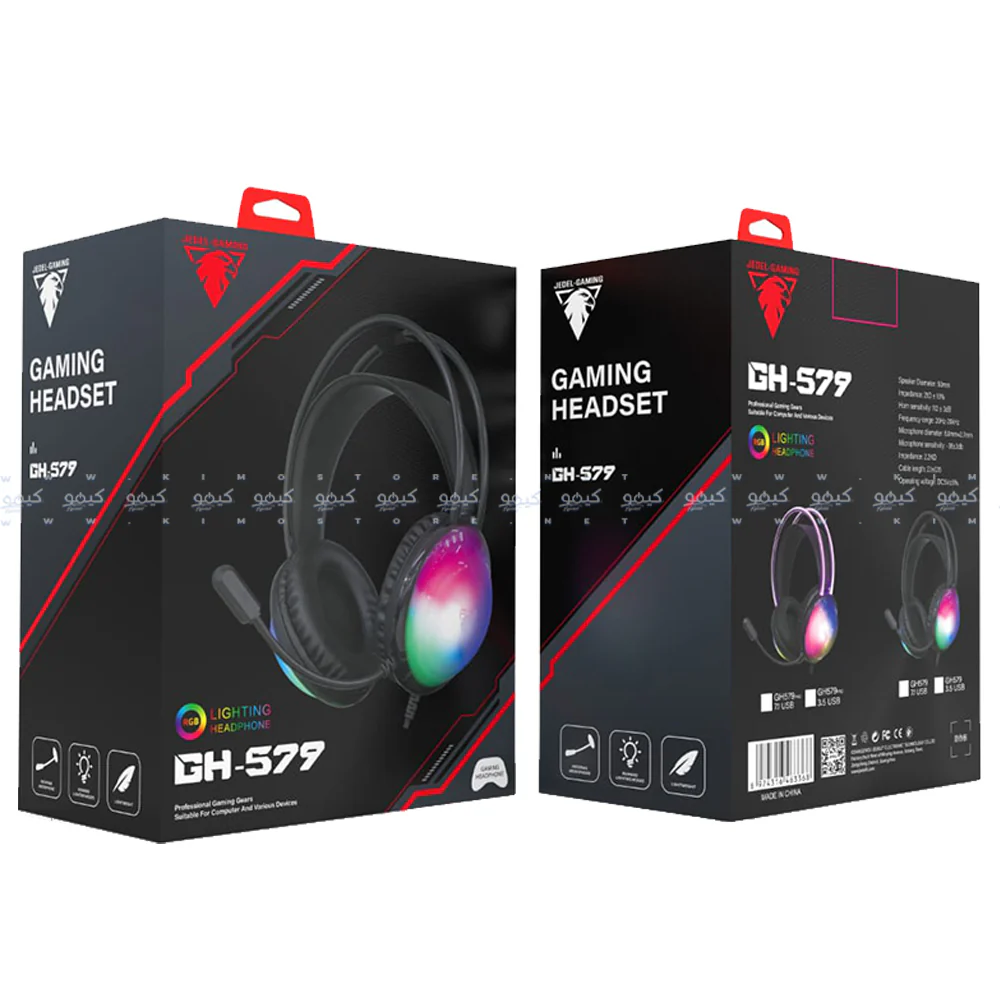 Jedel GH-579 RGB Gaming Headset - Image 2
