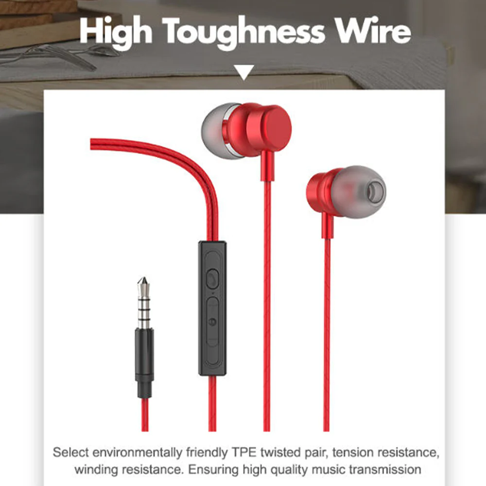 Jellico CT-20 Earphone - Red - Image 3