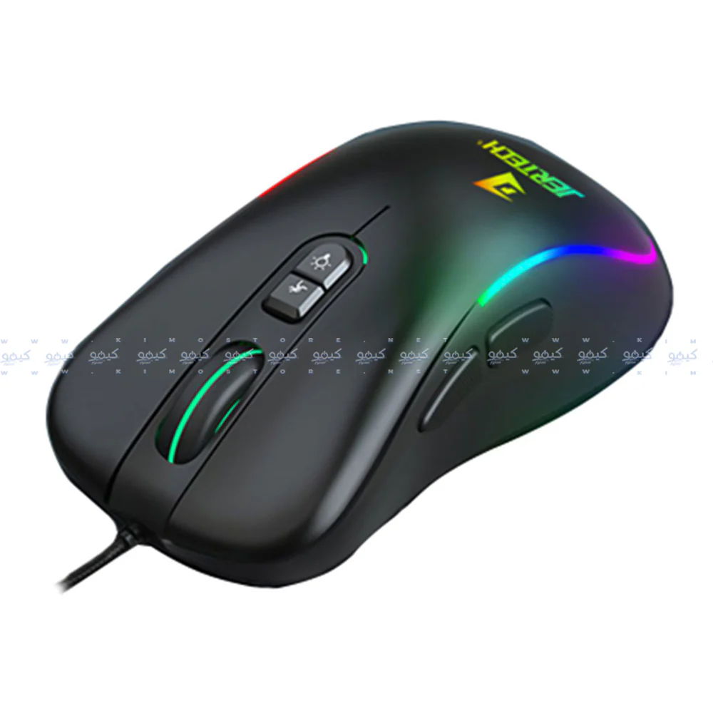 Jertech XP13 GUNS Macro Pro Wired Rainbow Gaming Mouse 3600Dpi - Image 2