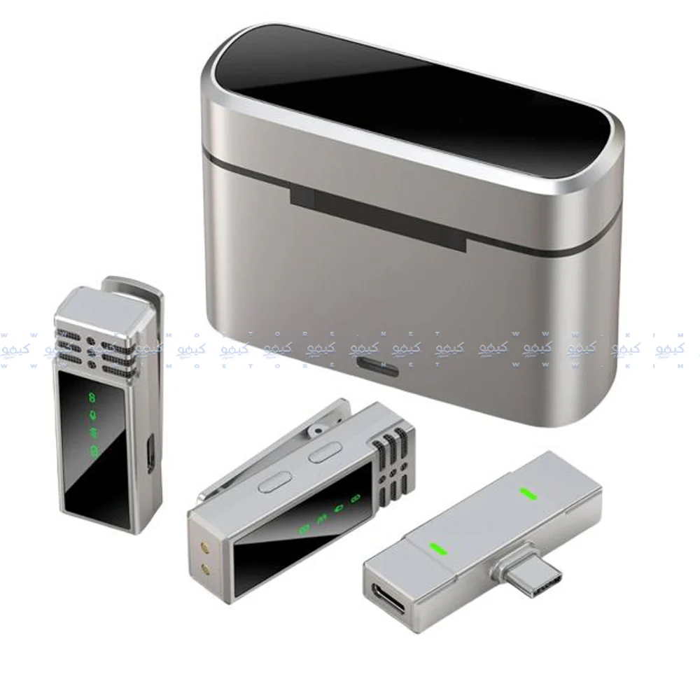 Jmary MW-15 Type-C 2.4GHz Dual Channel Wireless Microphone System - Image 2