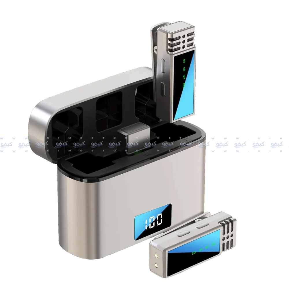 Jmary MW-15 Type-C 2.4GHz Dual Channel Wireless Microphone System - Image 3