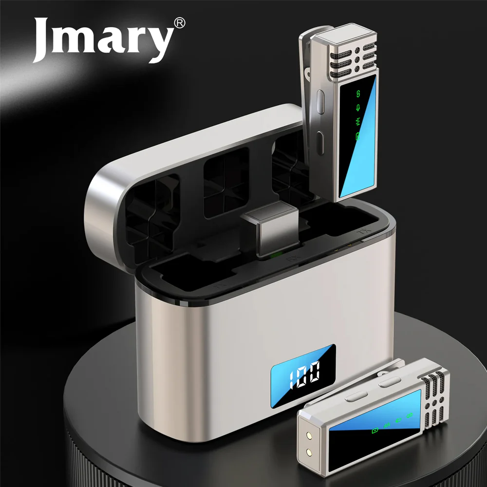 Jmary MW-15 Type-C 2.4GHz Dual Channel Wireless Microphone System - Image 8