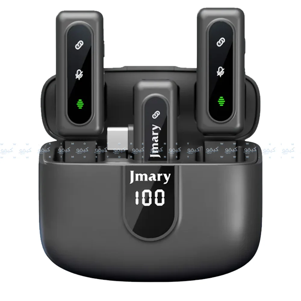 Jmary MW-17 Type-C 2.4GHz Dual Channel Wireless Microphone System