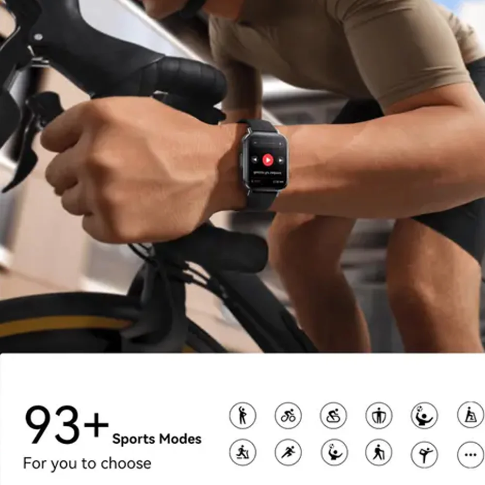 Joyroom JR-FT3S Smart Watch Space Grey Case With Space Grey Silicone Strap - Image 5