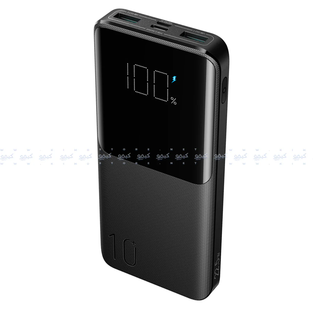 Joyroom JR-QP191 Power Bank 2x USB + Type-C + Micro 22.5W Fast Charging 10000mAh - Black