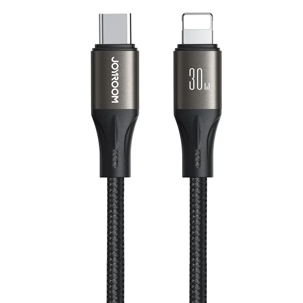 Joyroom S-A25 PD Type-C To Lightning Cable 30W Fast Charging 2m - Black