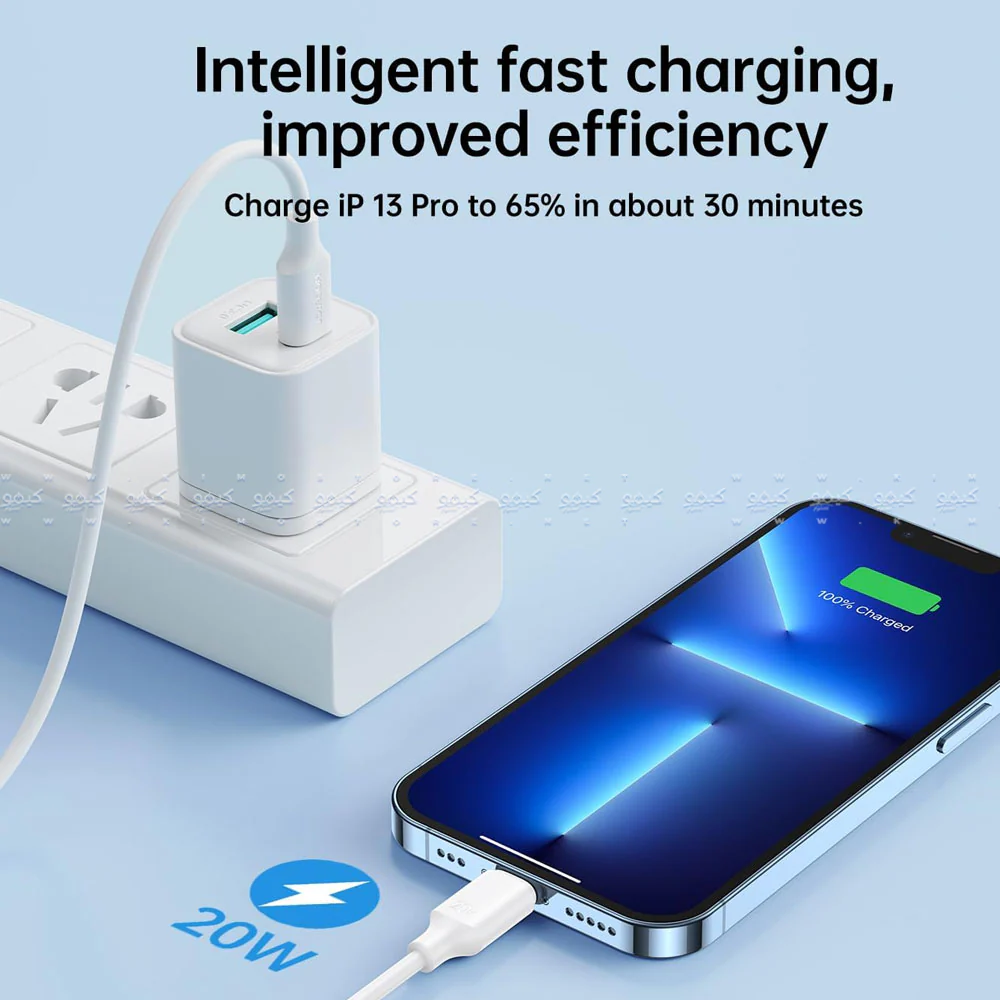 Joyroom S-A9 USB To Lightning Cable 3A Fast Charging 2m - Image 7