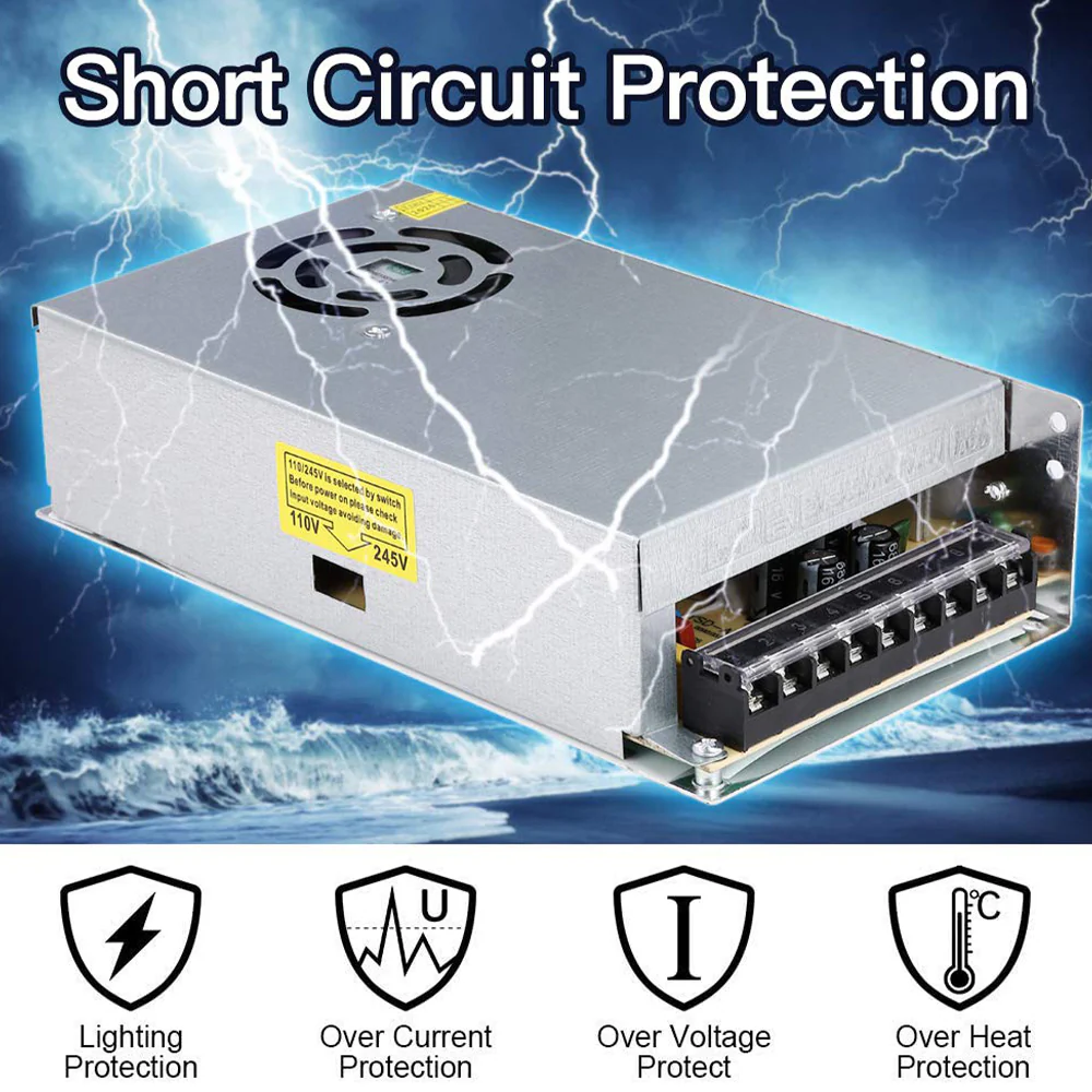 KD Camera Power Supply 12V 20A - Image 3