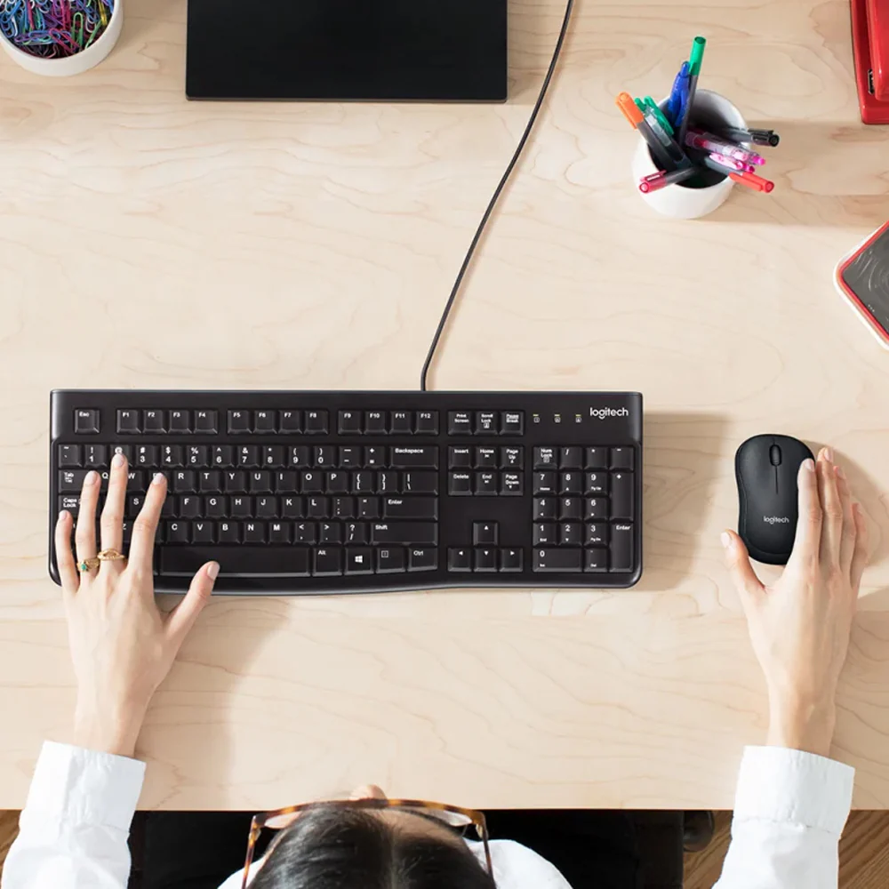 Logitech K120 Wired Keyboard English & Arabic - Image 8