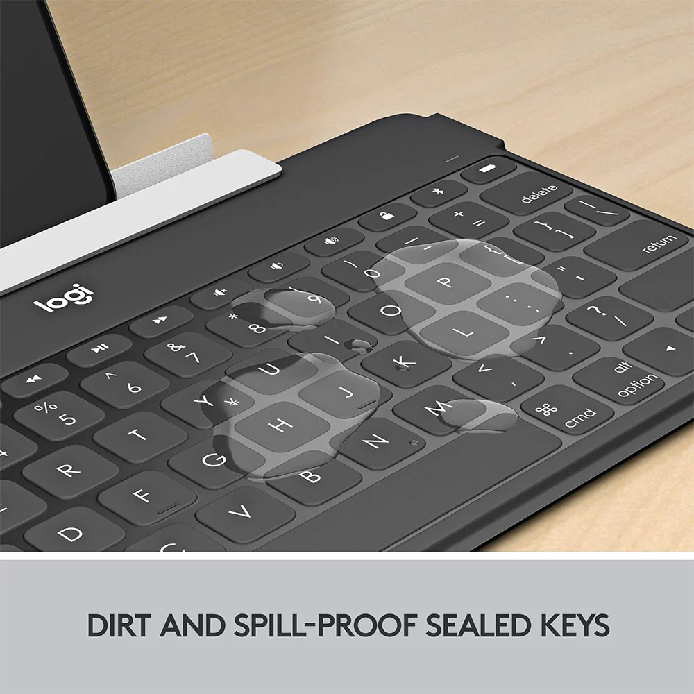 Logitech Keys To Go Slim Rechargeable Dual Mode Bluetooth Wireless Keyboard English - Image 5