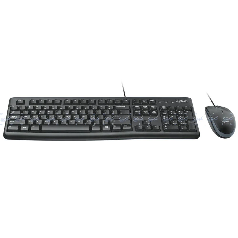 Logitech MK120 Wired Keyboard + Mouse Combo English & Arabic - Image 2