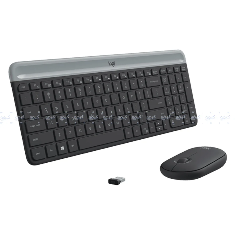 Logitech MK470 Slim Wireless Keyboard + Mouse Combo English & Arabic - Image 2