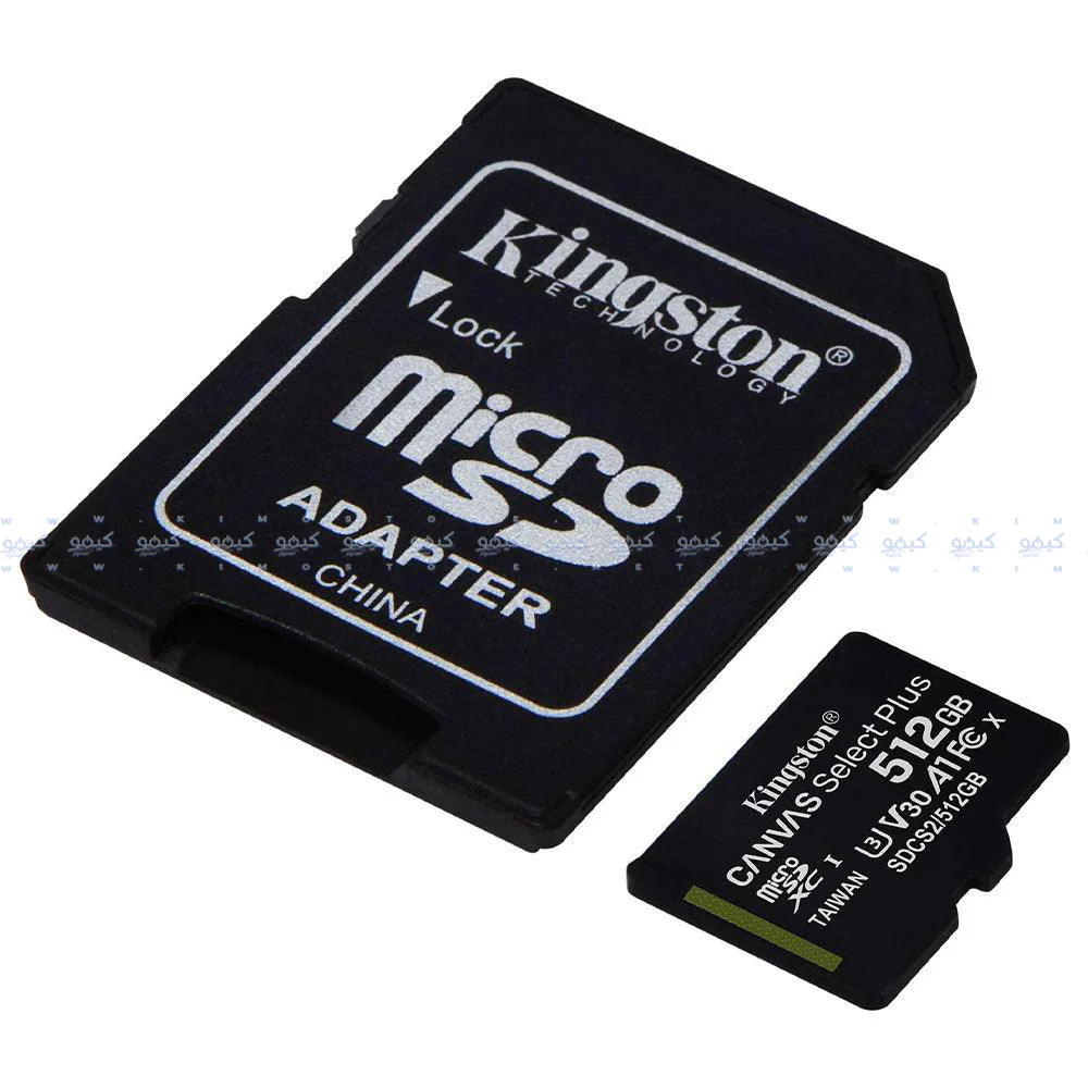 Kingston Canvas Select Plus 512GB Class 10 Micro SD Memory Card - Image 2