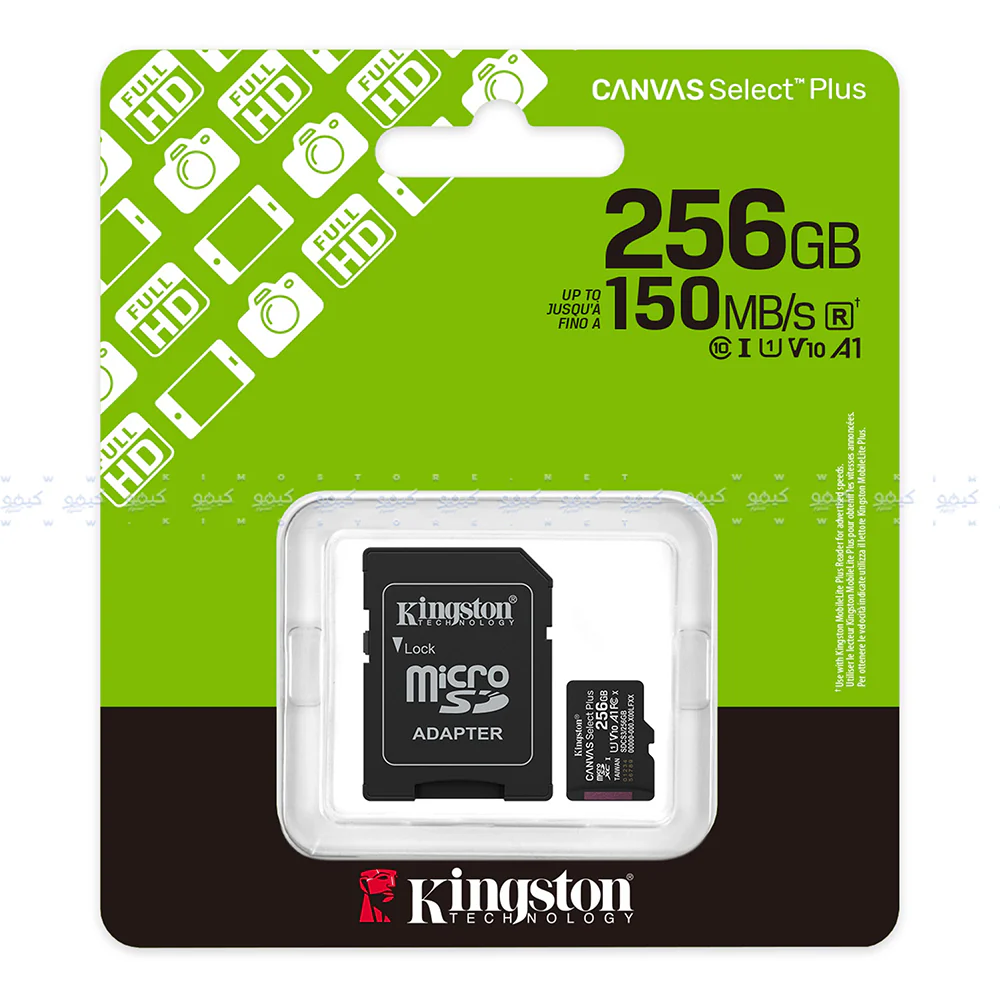 Kingston Canvas Select Plus SDCS3 256GB Class 10 Micro SD Memory Card - Image 3