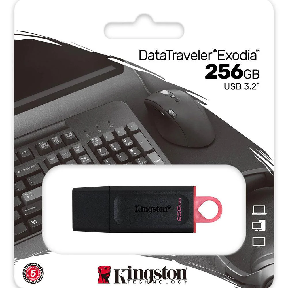 Kingston DataTraveler Exodia 256GB USB 3.2 Flash Memory - Image 6