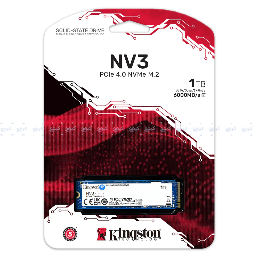 Kingston NV3 1TB NVMe PCIe M.2 SSD - Image 4