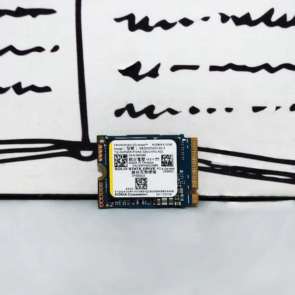 KIOXIA 512GB NVMe PCIe M.2 2230 SSD (Original Used) - Image 2