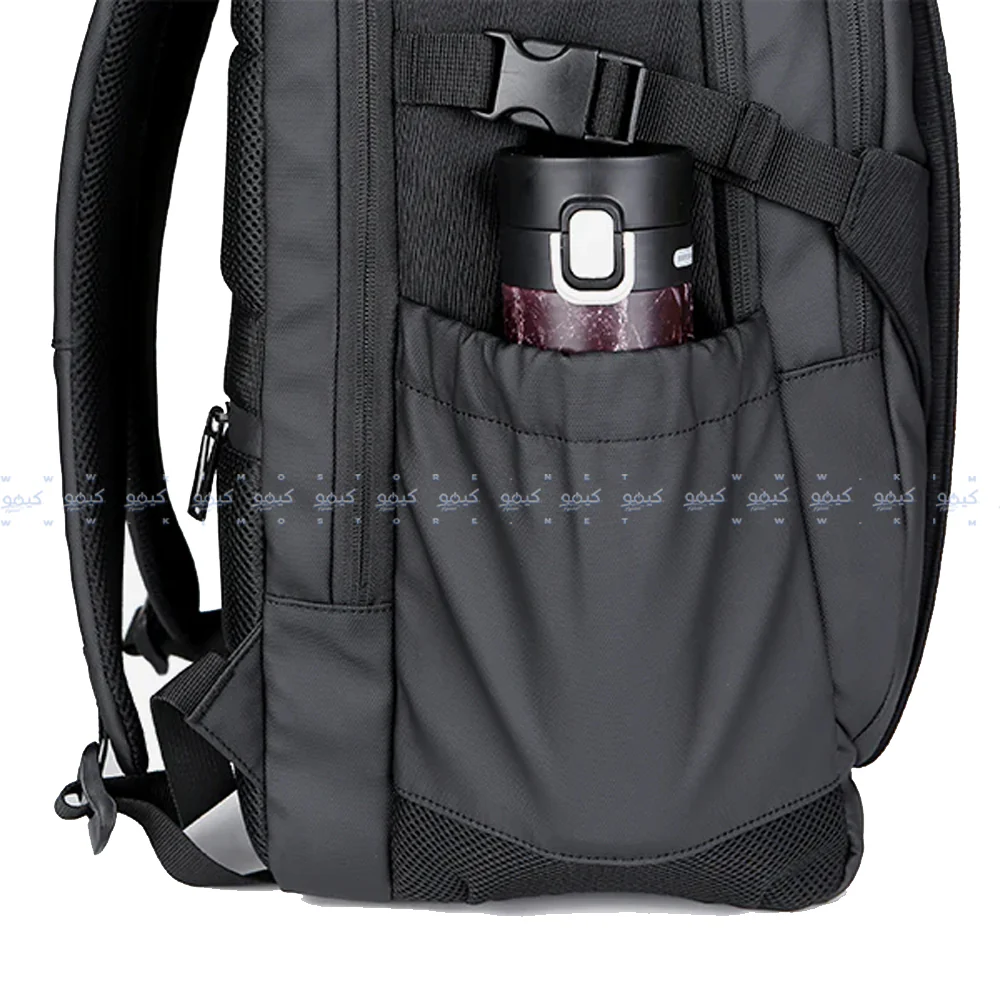 Rahala 2209 Laptop Backpack - Black - Image 5