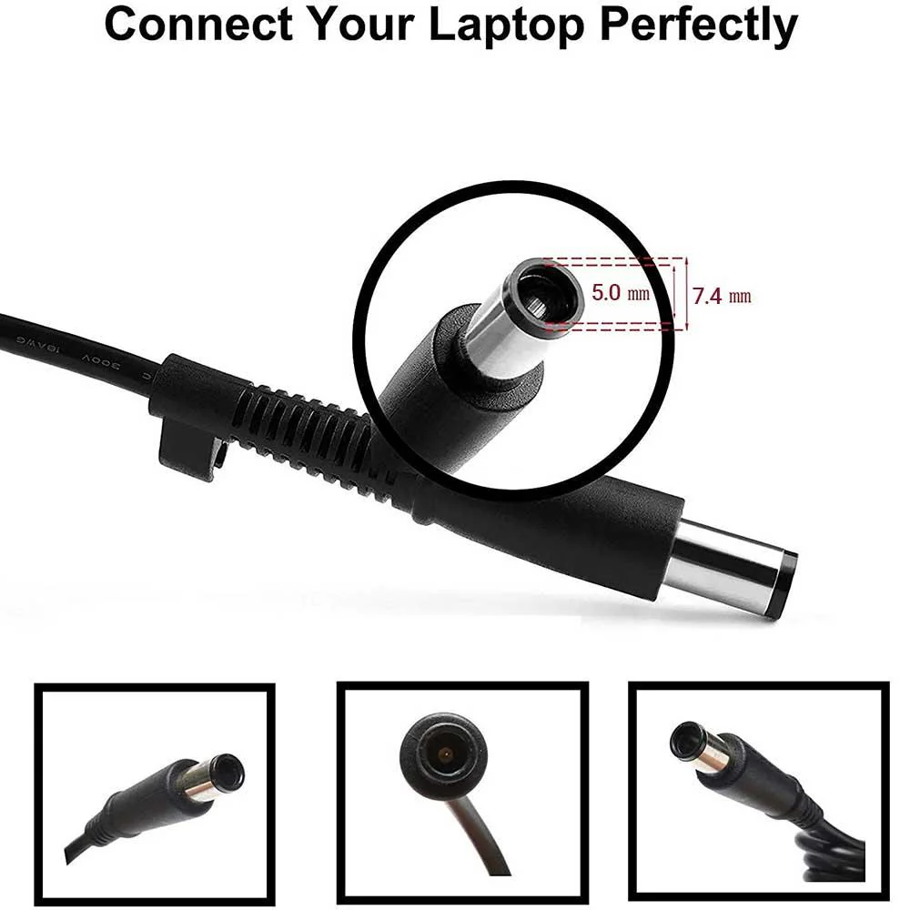 HP Laptop Charger CB 19V-4.74A (7.4mm X 5.0mm) - Image 3