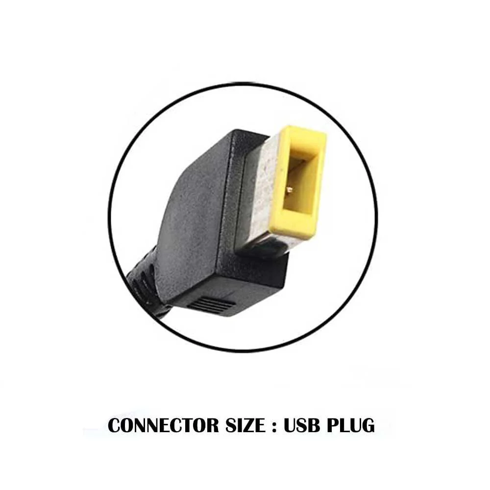Lenovo Laptop Charger CB 20V-4.5A (USB Square Pin) - Image 3