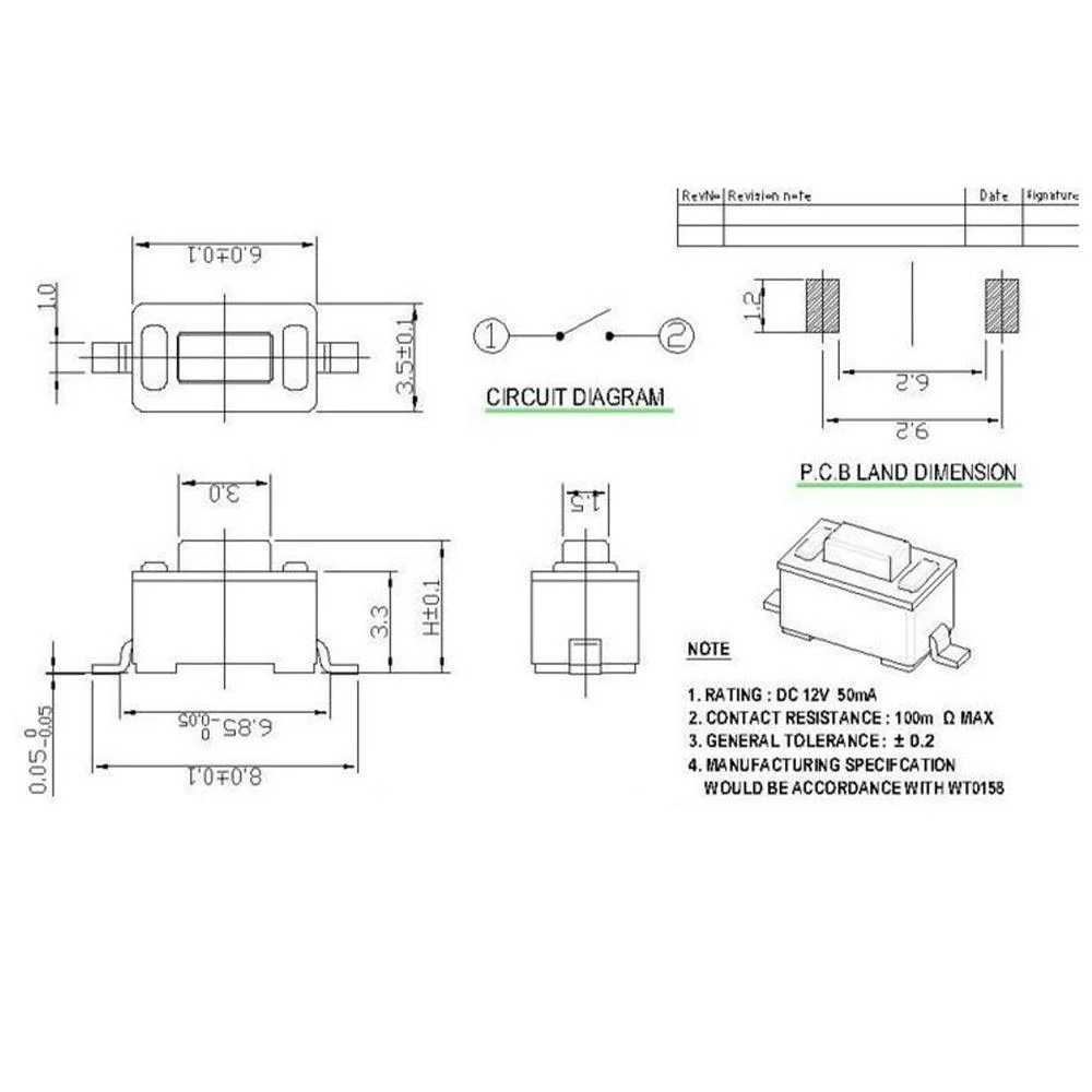 Laptop Press Power Key 2 Pin Without Flat - Image 3