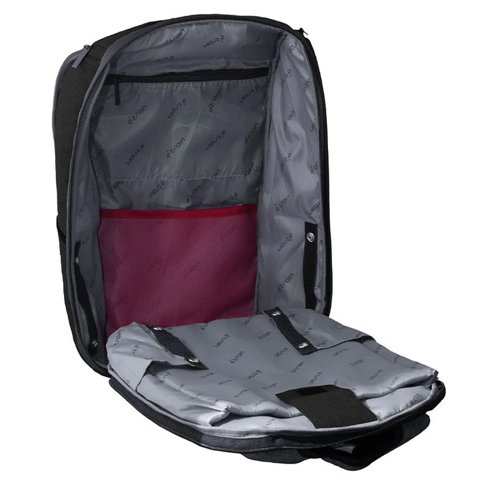 E-train BG822 Laptop Backpack - Black - Image 4