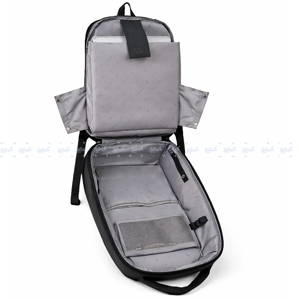 Lavvento BG833 15.6 Inch Laptop Backpack - Black - Image 4