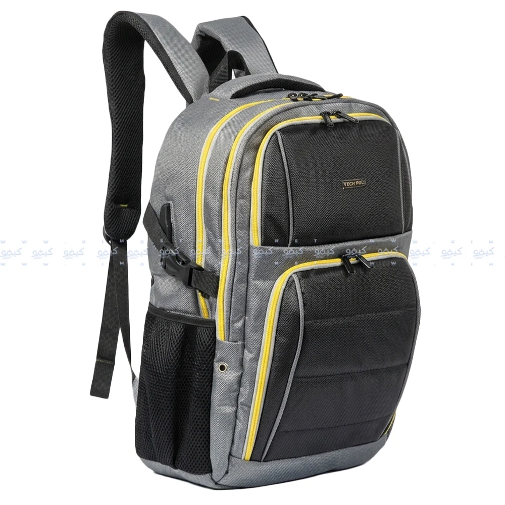 Lavvento BG84A 15.6 Inch Laptop Backpack - Grey - Image 2