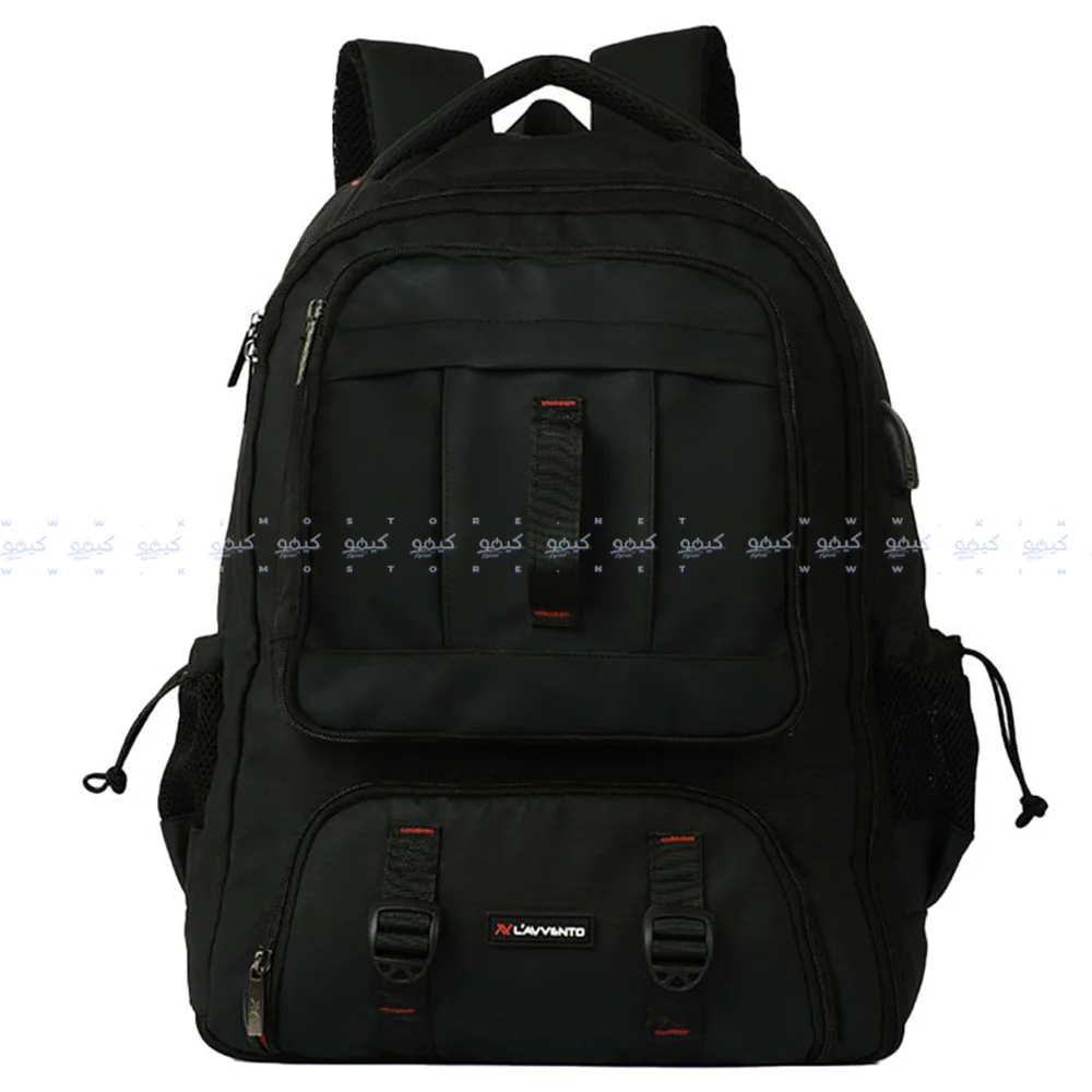 Lavvento BG841 15.6 Inch Laptop Backpack - Black