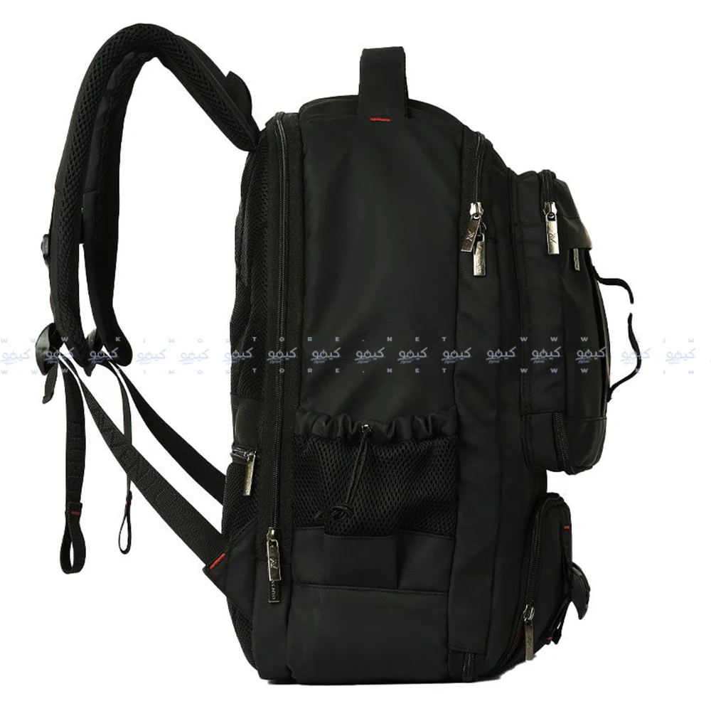 Lavvento BG841 15.6 Inch Laptop Backpack - Black - Image 3